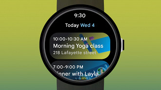 Google Agenda chega para smartwatches com Wear OS. Fonte: Google