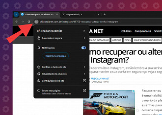 Configuração do site