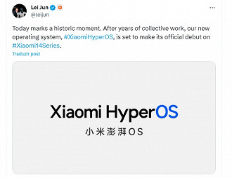 Anúncio feito por Lei Jun, CEO da Xiaomi, pelo Weibo (Imagem: Reprodução)