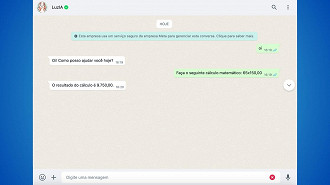 Imagem: Print do WhatsApp
