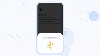 As passkeys (chaves de acesso) podem utilizar impressão digital, detecção facial ou código PIN para permitir o acesso à sua conta em um site ou aplicativo. Fonte: Google