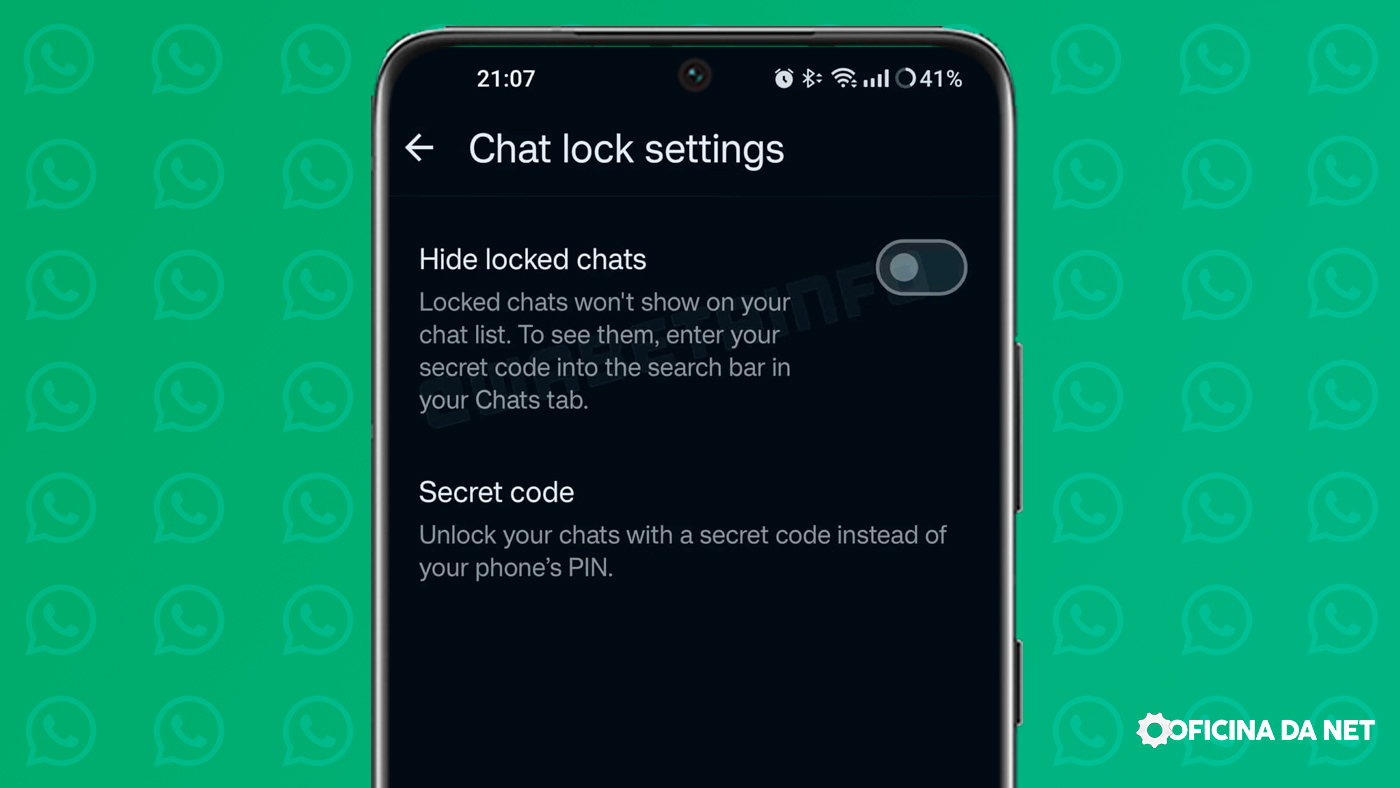 как найти скрытый чат whatsapp