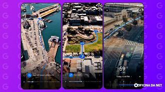 Google maps, visualização imersiva