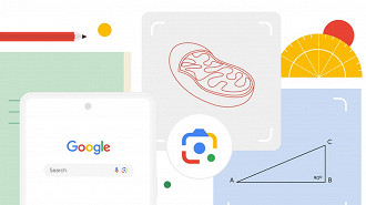 Questões de matemática e ciências poderão ser resolvidas através do Google Lens. Fonte: Google