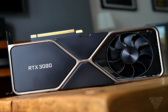 RTX 3080 FE. Fonte: The Verge
