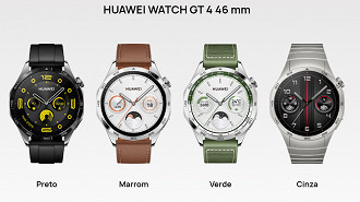 Cores do Watch GT 4 46mm
