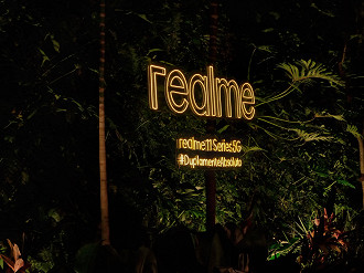 Foto do evento de lançamento do realme 11 Series 5G. Fotógrafo: Rafa Tech