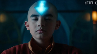 Avatar Aang na série live action Avatar: O Último Mestre do Ar da Netflix. Fonte: Netflix