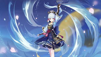 Personagem Ayaka poderá ser relançada na atualização 4.3 de Genshin Impact. Fonte: HoYoverse Personagem Ayaka poderá ser relançada na atualização 4.3 de Genshin Impact. Fonte: HoYoverse