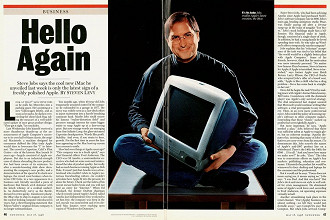 Jobs retorna à Apple; Foto: Alan Deutschman