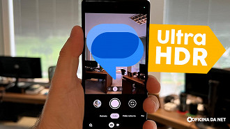 Imagens Ultra HDR no Android 14 com o Google Messages