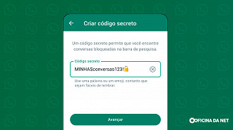 Código secreto do WhatsApp