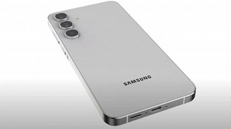 Renderizações do Samsung Galaxy A55