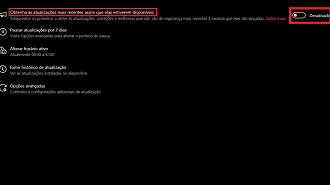 Como ativar a atualização automática do Windows 10 para o sistema operacional instalá-las assim que estiverem disponíveis. Fonte: Vitor Valeri