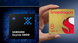 A linha Galaxy S24 será equipada com duas variantes de chipsets a depender do mercado: Snap 8 Gen 3 ou Exynos 2400