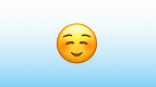 O que significa o emoji do rostinho feliz?