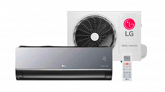 Exemplo de um ar-condicionado inverter. Imagem: LG