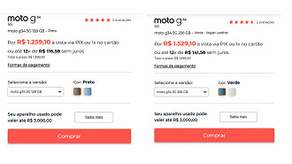 O Moto G34 5G é um celular custo-benefício com ótimos valores já no lançamento, a tendência é baixar ainda mais (Motorola/Reprodução)