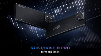 Asus anuncia oficialmente a nova geração de seu celular gamer, o ROG Phone 8. Fonte: Asus