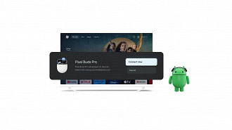 Recurso Fast Pair para fones de ouvido Bluetooth TWS chega para smart TVs com Google TV com Chromecast embutido. Fonte: Google