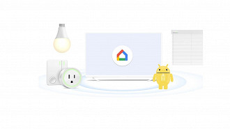 TVs com Google TV e Android TV poderão funcionar como um hub do Google Home para controlar dispositivos de IoT em casas inteligentes. Fonte: Google