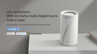 Roteador TP-Link Archer BE800 com Wi-Fi 7. Fonte: TP-Link