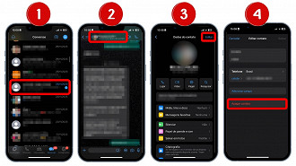 Como excluir um contato do WhatsApp no iPhone