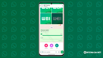 Enquetes nos canais do WhatsApp; Foto: WBI