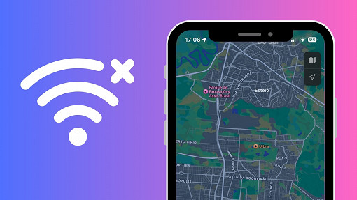 Como usar o Apple Maps sem conexão com a internet?