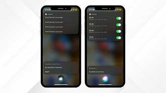 Edite seus alarmes com a Siri