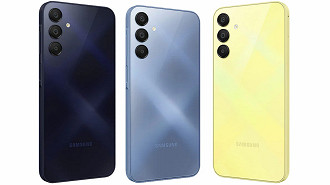 O Galaxy A15 até teve ótimos upgrades, porém seu preço precisa abaixar pra começar a valer a pena (Foto: Samsung/Divulgação)