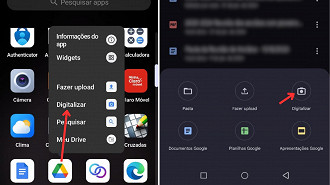O Google Drive pode digitalizar seus arquivos no aplicativo para Android