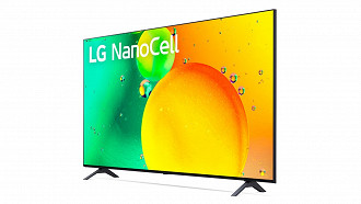 TV LG NANO75 50 50NANO75SQA. Fonte: LG