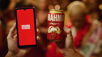 Como conseguir o celular Brahma Phone de graça no Carnaval. Fonte: Brahma