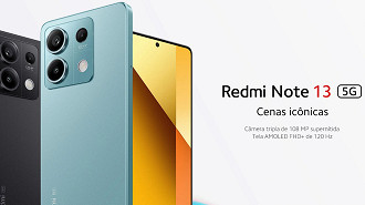 O Redmi Note 13 5G é uma ótima pedida para os usuários menos exigentes, sua tela surpreende pelas bordas ultrafinas
