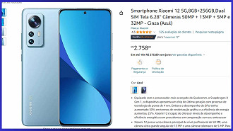 Por menos de 3.000 na Amazon você leva pra casa um top de linha de 2022 da Xiaomi com um conjunto muito completo