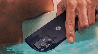 O Edge 40 Neo é o smartphone mais barato da Motorola a contar com proteção IP68, ideal para proteger de jatos d