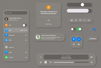 Suposto novo design do iOS 18 (Imagem: Reprodução)