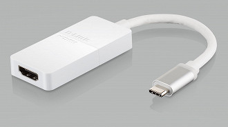 Conversor de conexões D-Link USB Type C to HDMI Adapter DUB-V120. Fonte: D-Link