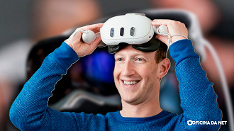 Zuckerberg testando o Meta Quest 3