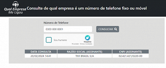 Pelo site Qual Empresa Me Ligou, consegui descobrir que a TIM vive me ligando (mesmo eu não sendo cliente TIM)