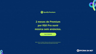 Mensagem que chegou por email: Spotify Premium salva o seu verão: curta 2 meses grátis!