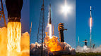 SpaceX alcança marco histórico: 300º voo bem-sucedido do Falcon 9 SpaceX alcança marco histórico: 300º voo bem-sucedido do Falcon 9