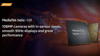 MediaTek Helio G91 é lançado para aparelhos de entrada