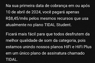 Plano para estudantes também ficou mais barato. Imagem: Vitor Valeri/Reprodução