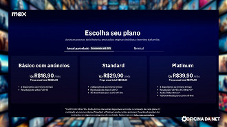 Planos MAX no Brasil