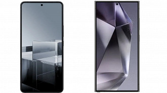 Zenfone 11 Ultra e Galaxy S24 Ultra: tela. Imagem: Oficina da Net