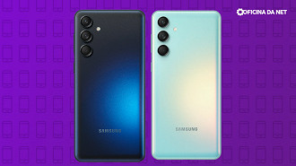 As duas cores do Galaxy M55