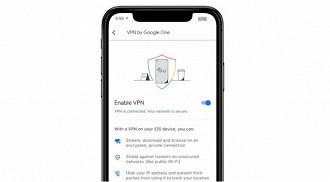 Google One VPN será descontinuado em breve. Imagem: Google/Reprodução
