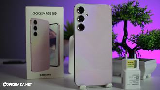 Galaxy A55 5G em teste de bateria